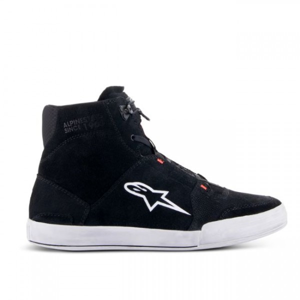ALPINESTARS CHROME BLACK GREY RED FLUO SHOES