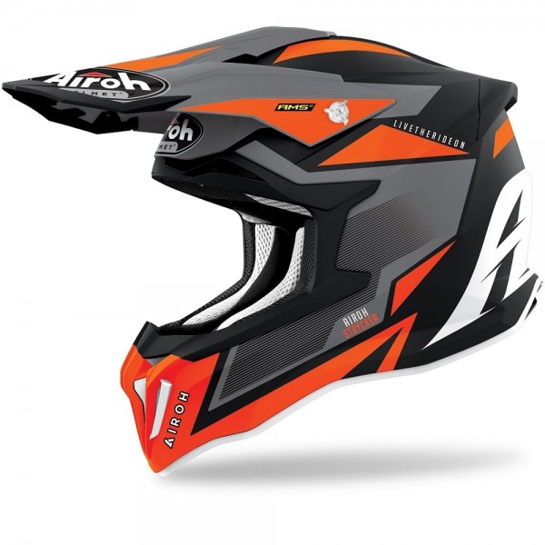 Airoh Strycker Axe Orange Matt Helmet