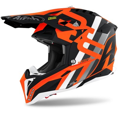 Airoh Aviator 3 Rainbow Orange Matt Helmet