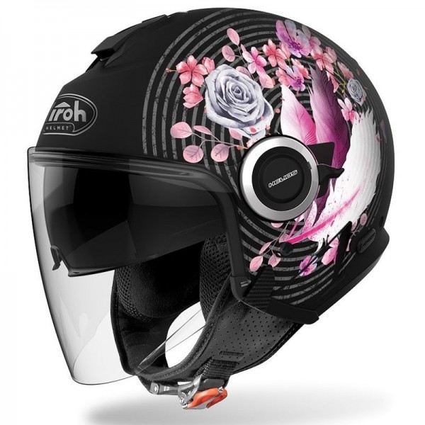Airoh Helios Mad Matt Pink Red Helmet
