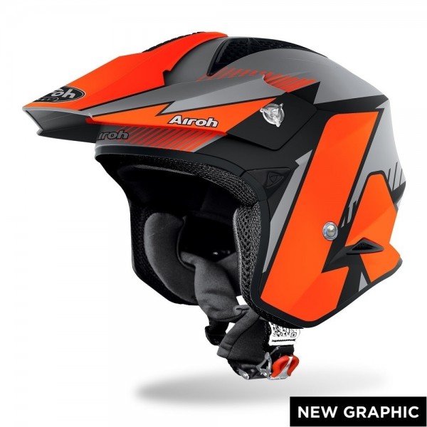 Airoh TRR S Pure Orange Matt Helmet