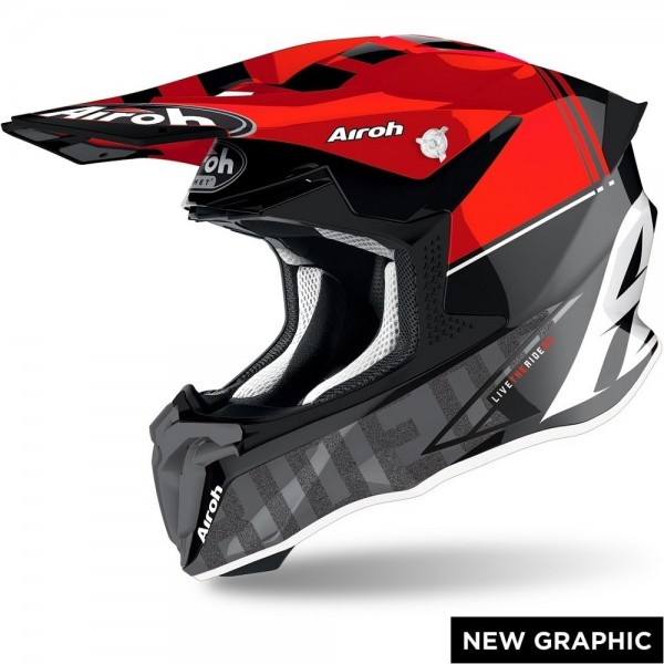 Airoh Twist 2 Tech Red Gloss Helmet