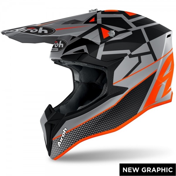 Airoh Wraap Mood Orange Matt Helmet