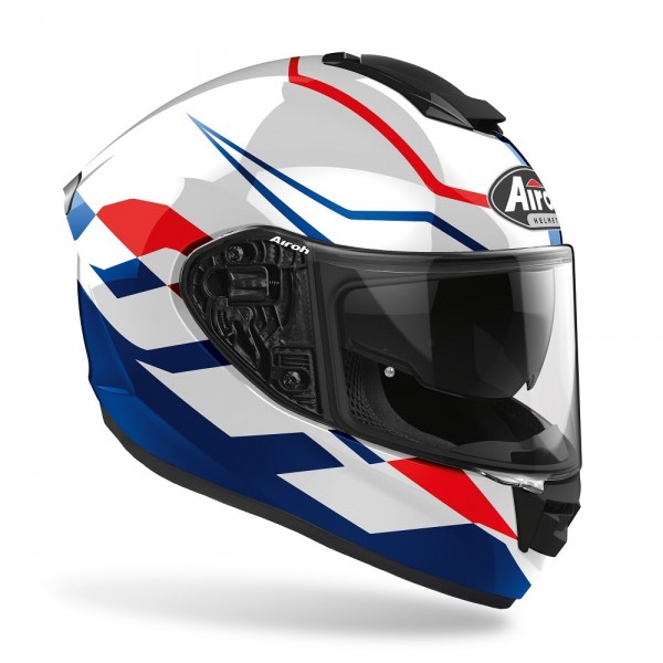 Airoh ST 501 Frost Blue Red Gloss Helmet