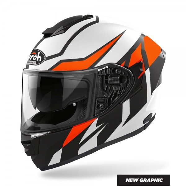 Airoh ST 501 Frost Orange Matt Helmet