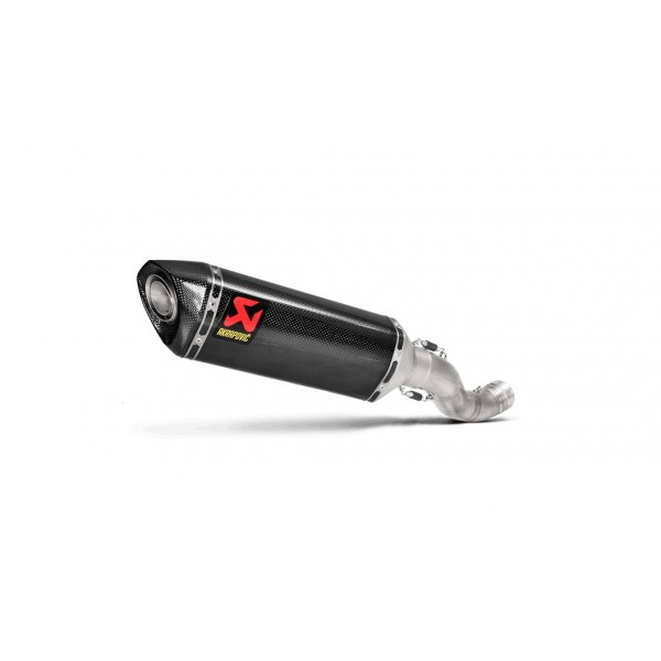 AKRAPOVIC SLIP-ON LINE CARBON EXHAUST FOR APRILIA RSV4 2015-2016 PART # S-A10SO8-RC