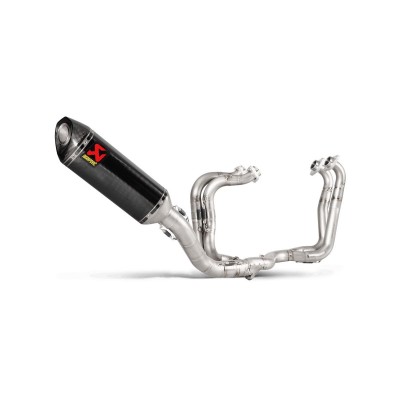 AKRAPOVIC EVOLUTION LINE CARBON FULL EXHAUST SYSTEM FOR APRILIA RSV4 RR / RF / TUONO V4 1100 RR / FACTORY PART # S-A10E8-RC