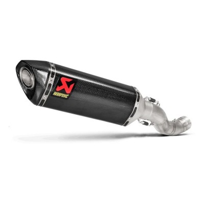 AKRAPOVIC SLIP-ON LINE CARBON EXHAUST FOR APRILIA TUONO V4 1100 RR / FACTORY / RSV4 RR / RF PART # S-A10SO9-RC