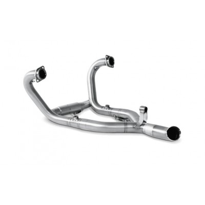 AKRAPOVIC OPTIONAL HEADER TITANIUM EXHAUST FOR BMW R NINET / SCRAMBLER / RACER PART # E-B12E3