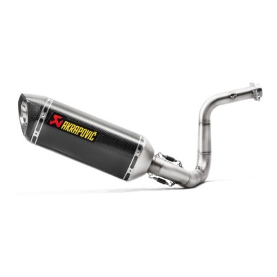 AKRAPOVIC RACING LINE CARBON FULL EXHAUST SYSTEM FOR BMW G 310 R / GS 2017-2022 PART # S-B3R1-RC/1