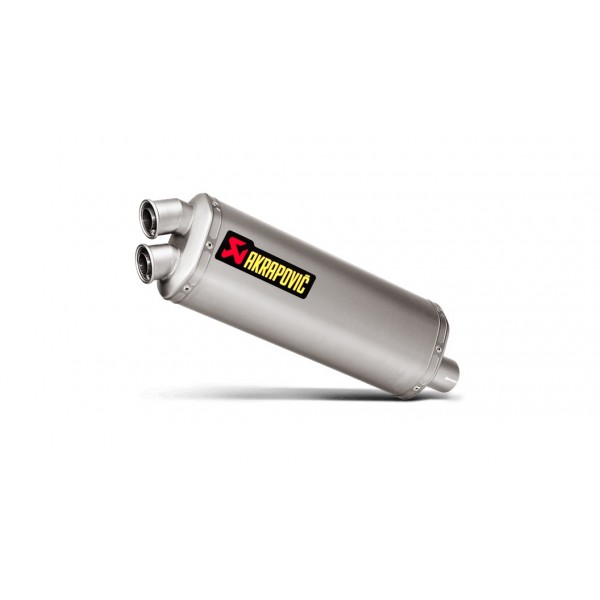 AKRAPOVIC SLIP-ON LINE TITANIUM EXHAUST FOR HONDA CRF1000L AFRICA TWIN 2018-2019 PART # S-H10SO22-HWT