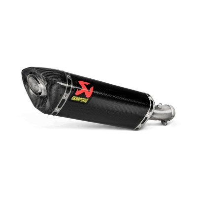 AKRAPOVIC SLIP-ON LINE CARBON EXHAUST FOR KAWASAKI NINJA 400 PART # S-K4SO6-APC