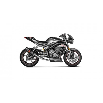 AKRAPOVIC SLIP-ON LINE CARBON FOR TRIUMPH STREET TRIPLE 765 S / R / RS PART # S-T7SO2-APC