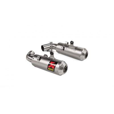 AKRAPOVIC SLIP-ON LINE TITANIUM EXHAUST FOR DUCATI HYPERMOTARD 950 PART # S-D9SO11-HCBT