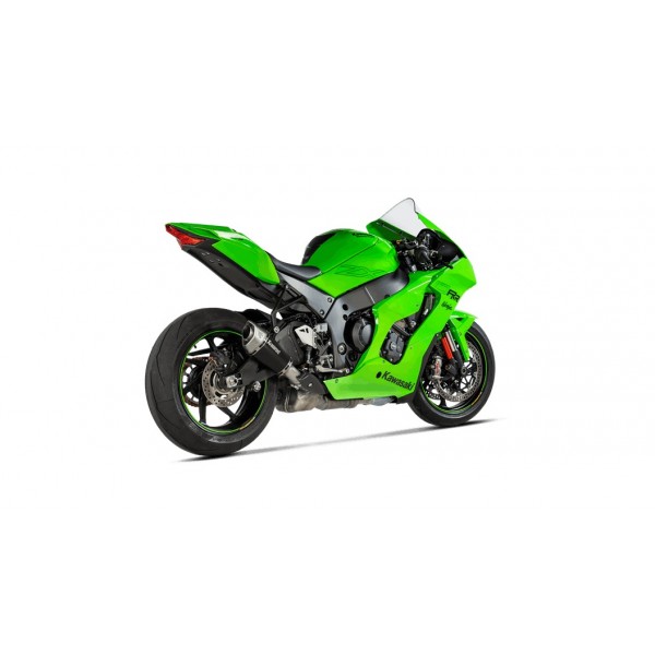 AKRAPOVIC SLIP-ON LINE TITANIUM EXHAUST FOR KAWASAKI NINJA ZX-10R 2021 PART # S-K10SO28-ASZTBL