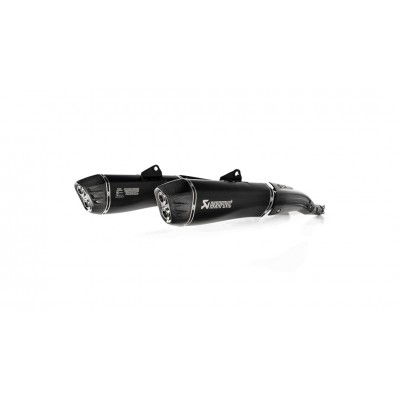 AKRAPOVIC SLIP-ON LINE TITANIUM EXHAUST FOR BMW K 1600 B 2017-2020 PART # S-B16SO3-HRAATBL