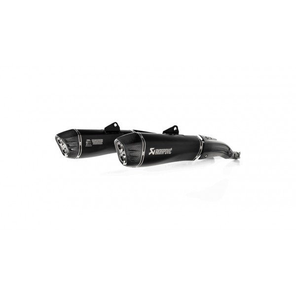 AKRAPOVIC SLIP-ON LINE TITANIUM EXHAUST FOR BMW K 1600 B 2017-2020 PART # S-B16SO3-HRAATBL