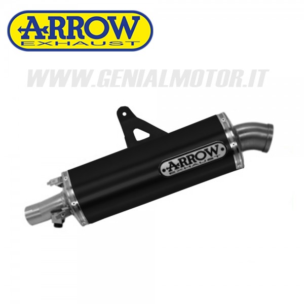 ARROW MAXI RACE-TECH APPROVED ALUMINIUM DARK SILENCER FOR HONDA CRF 1100L AFRICA TWIN 2020-2021 PART #72625AON