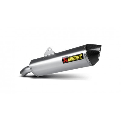 AKRAPOVIC SLIP ON LINE TITANIUM EXHAUST FOR BMW F800GT / F800R PART # S-B8SO4-HRT