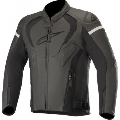 ALPINESTARS JAWS V3 LEATHER BLACK BLACK JACKET