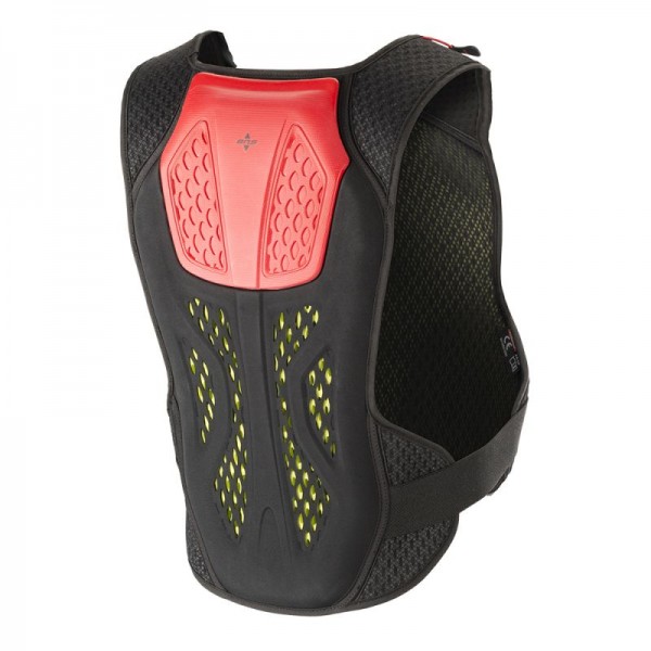 ALPINESTARS SEQUENCE CHEST ANTHRACITE RED PROTECTOR