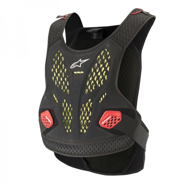 ALPINESTARS SEQUENCE CHEST ANTHRACITE RED PROTECTOR
