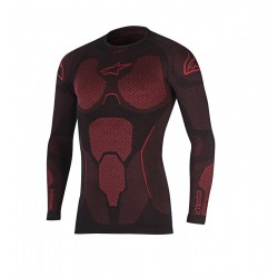 Alpinestars Ride Tech Summer Long Sleeve Black Red Top