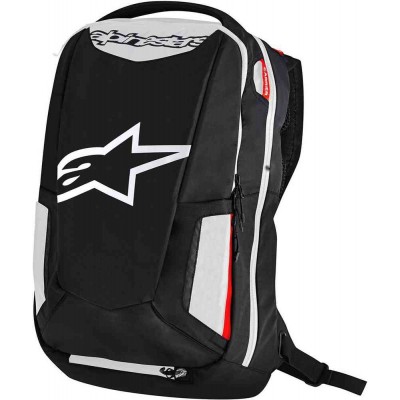 ALPINESTARS CITY HUNTER BLACK WHITE RED BACKPACK