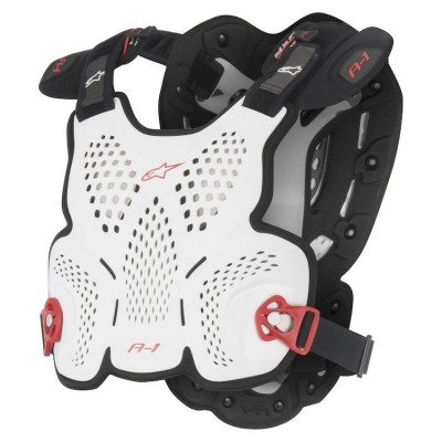 ALPINESTARS A-1 WHITE BLACK RED ROOST GUARD