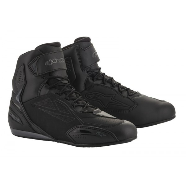 ALPINESTARS FASTER 3 DRYSTAR BLACK COOL GRAY SHOES