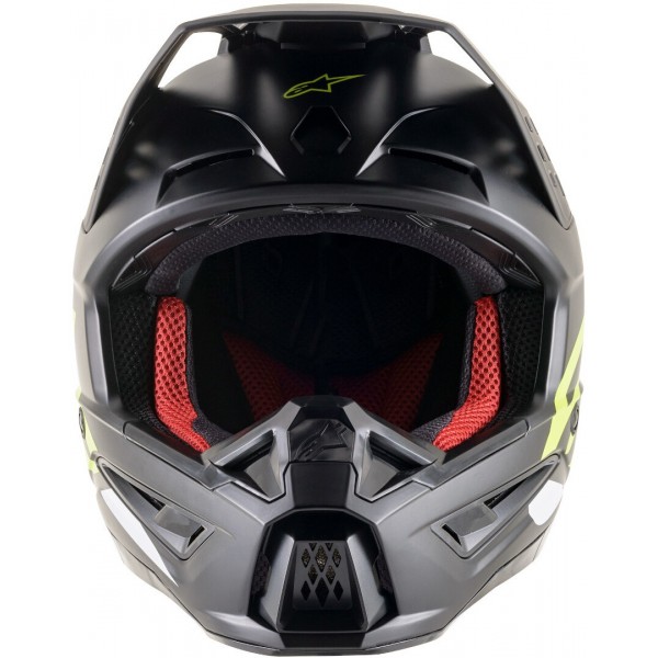 ALPINESTARS S-M5 COMPASS ECE BLACK ORANGE FLUO MATT HELMET