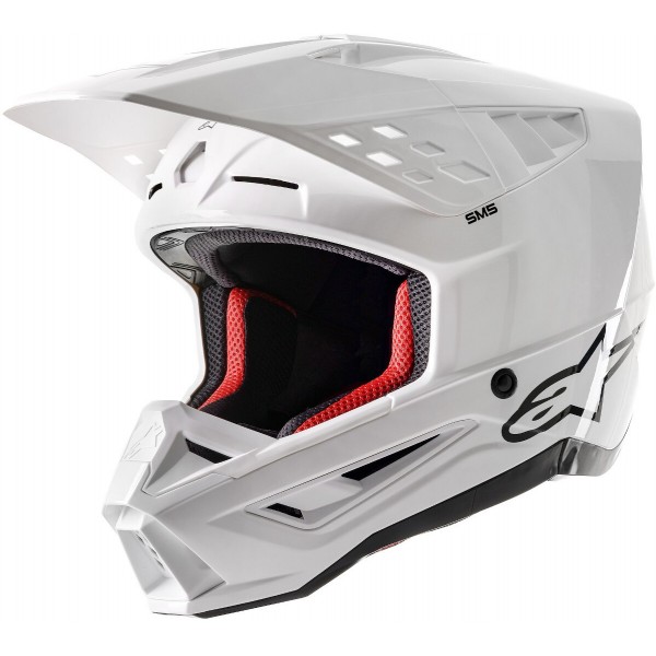 ALPINESTARS S-M5 SOLID ECE WHITE GLOSSY HELMET