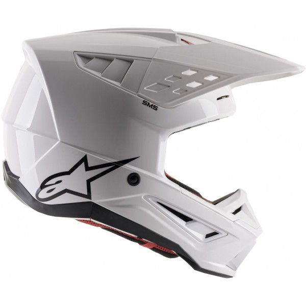 ALPINESTARS S-M5 SOLID ECE WHITE GLOSSY HELMET