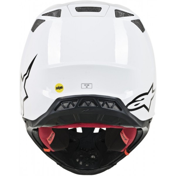 ALPINESTARS SUPERTECH S-M8 SOLID ECE WHITE GLOSSY HELMET