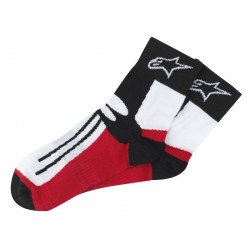 Alpinestars Racing Road Black Red Short Socks,106