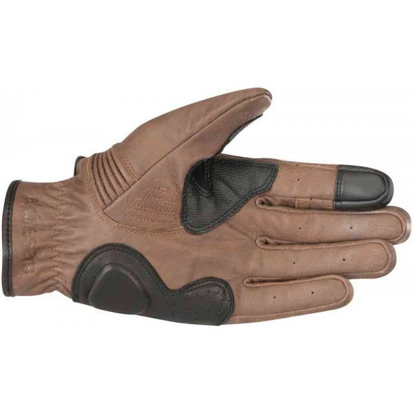 ALPINESTARS CRAZY EIGHT BROWN BLACK GLOVES