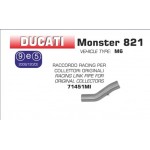 Arrow Mid-Pipe For Ducati Monster 821 / 1200 / Diavel Part # 71451MI
