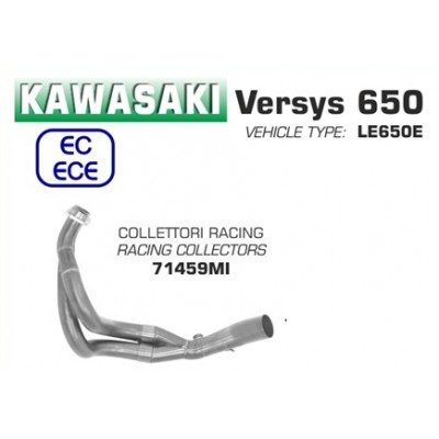 ARROW RACING COLLECTORS FOR KAWASAKI VERSYS 650 2015-2019 PART # 71459MI