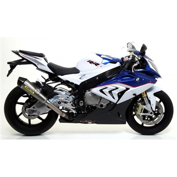 ARROW NICHROM X-KONE CARBON END CAP EXHAUST FOR BMW S 1000 R 2014-16 / S 1000 RR 2015-16 PART # 71824XKI