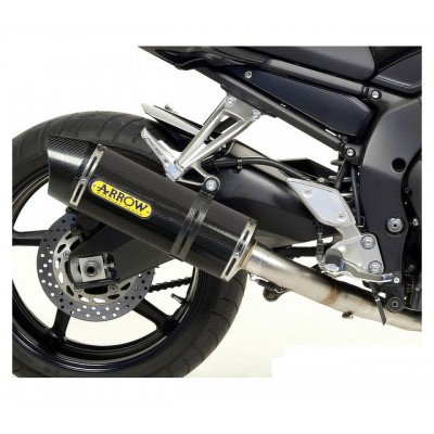 ARROW CARBON FIBRE MAXI RACE-TECH CARBON END CAP EXHAUST FOR YAMAHA FZ1 2009 PART #71708MK