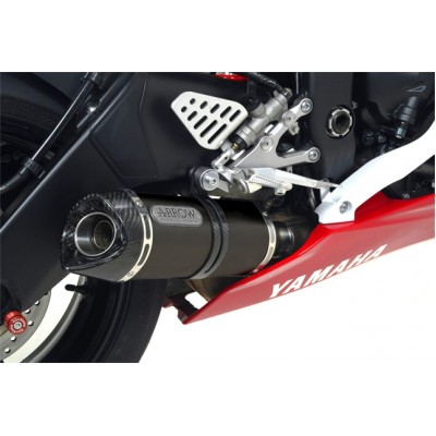 ARROW ALUMINIUM DARK THUNDER CARBON END CAP EXHAUST FOR YAMAHA YZF R6 2012-14 PART #71701AKN