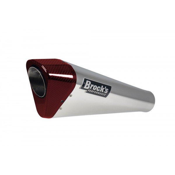 Brocks Performance Penta-Carbon Full System 15 Muffler Polished For BMW S 1000 RR Part # 366440