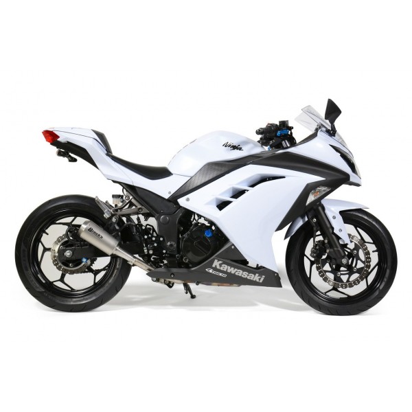 Brocks Vz9 Veloce Slip-on System With Titanium Muffler For Kawasaki Ninja 300 2013-2017 Part # 570022