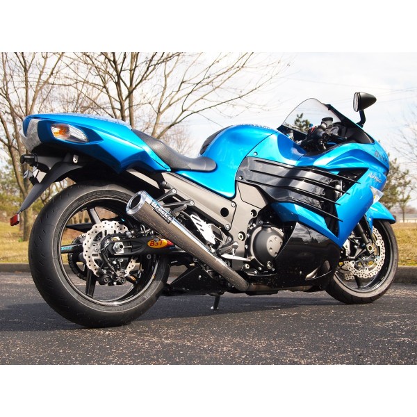 Brocks Streetmeg Full Exhaust System 20" Muffler For Kawasaki Ninja ZX-14R 2012-2020 Part # 397359