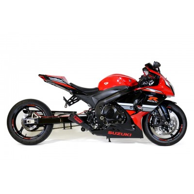 Brocks Alien Head Full Exhaust System Black 14" Muffler For Suzuki GSX-R1000 2009-2016 Part # 394837