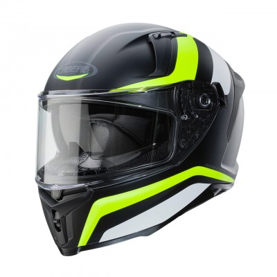 Caberg Avalon Blast D9 Matt Black White Fluo Yellow Helmet