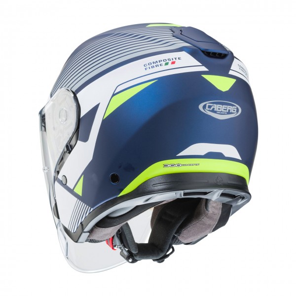 Caberg Flyon Rio Matt Blue Yama White Yellow Fluo Silver Helmet