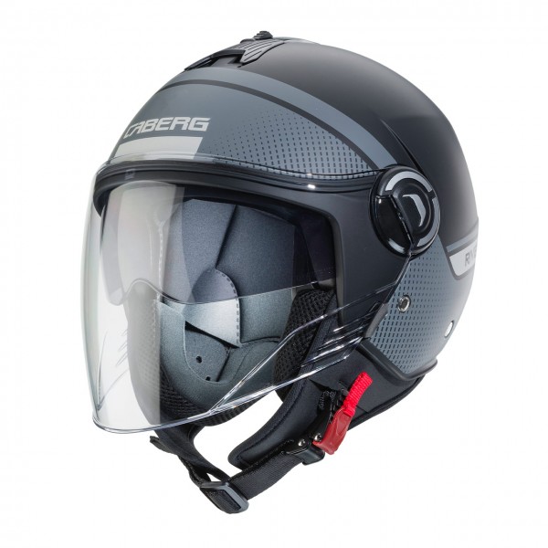 Caberg Riviera V4 Elite D5 Matt Black Anthracite Grey Helmet