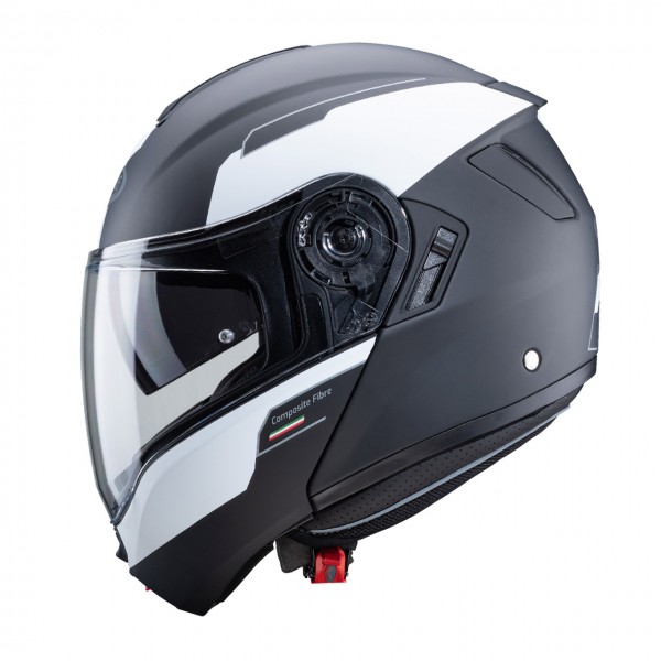 Caberg Levo Fibre Glass Prospect A6 Matt Black White Helmet