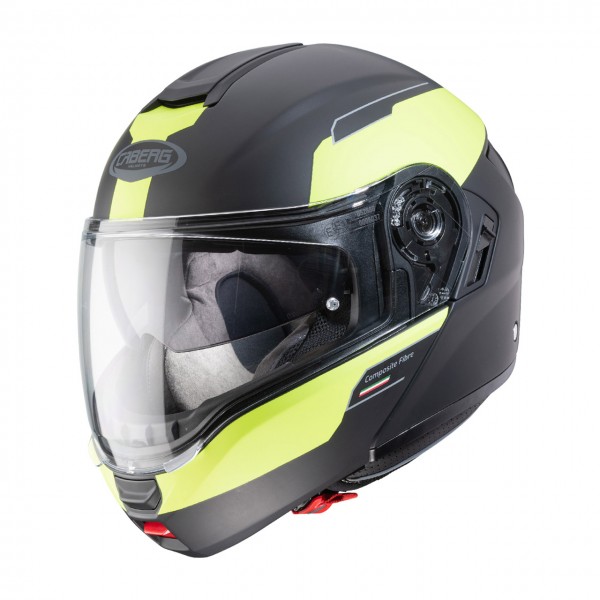 Caberg Levo Fibre Glass Prospect A7 Matt Black Yellow Fluo Helmet